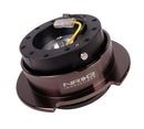 NRG Quick Release 2.5 - Black/Black Chrome Ring 2.5 - SRK-250BKC