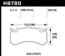 Hawk HP+ Sport Front Brake Pads - 2018 Audi S6 Premium Plus/Prestige 4.0L / Audi S6 Prestige 4.0L - HB780N.625