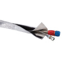 DEI Heat Shroud 3/4" I.D. x 3ft - Aluminized Sleeving - Hook and Loop Edge - 10457