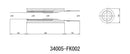 HKS Universal Stainless Hi Power 130mm Titanium Muffler