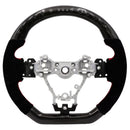 Blox Racing 15-21 Subaru WRX/STI Carbon/Alcantara Steering Wheel Red Stitching - BXSW-50010-R