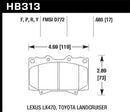 Hawk HPS Street Brake Pads - HB313F.685