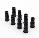 Blox Racing 14mm Adapter Top (1in) w/Viton O-Ring & Retaining Clip (Set of 4) - BXEF-AT-14L-4