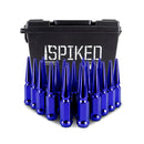 Mishimoto Steel Spiked Lug Nuts M12x1.50 20pc Set - Blue - MMLG-SP1215-20BL