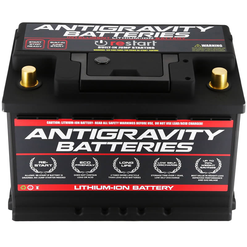 Antigravity T6/L2 Lithium Car Battery w/Re-Start 1500CA, 40AH - AG-T6-40-RS