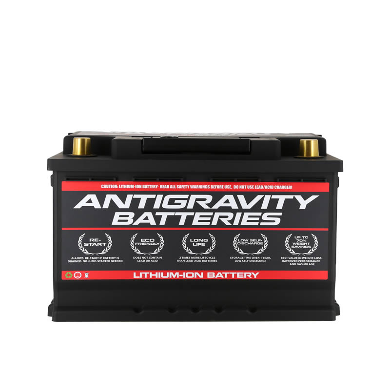 Antigravity T6/L2 Lithium Car Battery w/Re-Start 1800CA, 60AH - AG-T6-60-RS