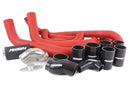 Perrin FMIC Red Boost Tubes w/ Black Silicone - 08-14 WRX - PSP-ITR-436-2RD/BK