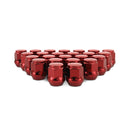Mishimoto Steel Acorn Lug Nuts M12x1.50 - 24pc Set - Red - MMLG-AC1215-24RD
