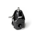 DeatschWerks DWR1000c Adjustable Fuel Pressure Regulator with Dual 6AN Inlet and Outlet - Black