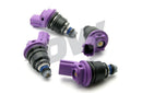 DeatschWerks 01J-00-0370-4 370cc Side Feed Fuel Injectors for Nissan G20, SR20, and 240SX