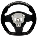 Blox Racing Tesla Model 3 and Y Carbon/Alcantara Steering Wheel Black Stitching - BXSW-60010-B