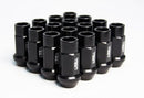 Blox Racing Street Series Forged Lug Nuts - Black 12x1.5mm - Set of 16 (New Design) - BXAC-00103-SSBK