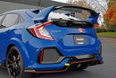 Perrin Tow Hook Kit (Rear) - Neon Yellow - 17-21 Civic SI/Type-R/Hatchback - PHP-BDY-251NY