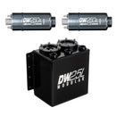 DeatschWerks 2.5L Modular Surge Tank with Dual DW250iL In-Line Fuel Pumps