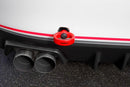 Perrin Tow Hook Kit (Rear) - Red - 15-21 Subaru WRX/STI - PSP-BDY-252RD