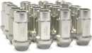 Blox Racing Street Series Forged Lug Nuts - Silver 12x1.5mm - Set of 16 - BXAC-00103-SSSI
