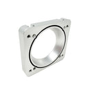 Torque Solution Big Bore 76mm Throttle Body Adapter for Subaru STI and WRX - Silver