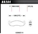 Hawk Super Duty Street Front/Rear Brake Pads - HB264P.575