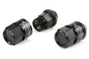 Project Kics Leggdura Racing Shell Type Lug Nut 35mm Closed-End Look 16 Pcs + 4 Locks 12X1.5 Black - WCL3511K