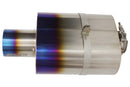 GReddy - Universal Titanium Oval Muffler 2.5in ID Muffler Inlet