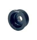 Torque Solution Lightweight Alternator Pulley for Subaru EJ WRX 2002-2005 & STI 2004-2006, Black - Part TS-SU-877