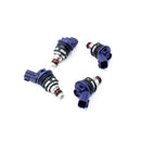 DeatschWerks 01J-00-0370-4 370cc Side Feed Fuel Injectors for Nissan G20, SR20, and 240SX