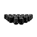 Mishimoto Steel Acorn Lug Nuts M12x1.50 - 24pc Set - Black - MMLG-AC1215-24BK
