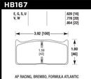 Hawk DTC-60 Race Brake Pads - AP Racing - HB167G.778