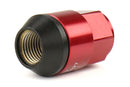 Project Kics Leggdura Racing Shell Type Lug Nut 35mm Closed-End Look 16 Pcs + 4 Locks 12X1.5 Red - WCL3511R