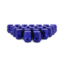 Mishimoto Steel Acorn Lug Nuts M12x1.50 - 24pc Set - Blue - MMLG-AC1215-24BL