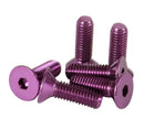 NRG Steering Wheel Screw Kit Upgrade Purple "CONICAL" - SWS-100PP