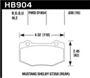 Hawk DTC-60 Rear Rear Brake Pads - 15-17 Ford Mustang - HB904G.630