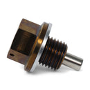 Blox Racing Titanium Magnetic Drain Plug for Engine Oil Pan - Honda M14X1.5 - BXAC-00405-TI