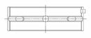ACL Nissan VQ35DE 3.5L V6 Standard Size High Performance Main Bearing Set