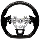 Blox Racing 22+ Subaru Carbon/Alcantara Steering Wheel Black Stitching - BXSW-50020-B