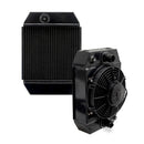 Mishimoto Universal Drag Race Performance Aluminum Radiator - Black - MMRAD-UNI-DRGBK