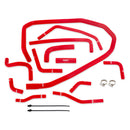 Mishimoto 15-21 Subaru WRX Red Silicone Radiator Coolant Ancillary Hoses Kit - MMHOSE-WRX-15ANCRD
