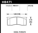 Hawk HPS Street Brake Pads - HB471F.510
