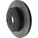 Stop Tech REAR Premium OE Style Cross Drilled Rotor - 18+ STI - 128.47039