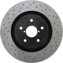 Stop Tech FRONT Premium OE Style Cross Drilled Rotor - 18+ STI - 128.47040