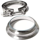 ATP 3" Stainless Downpipe 4.21 Marmon Flange/Clamp Borg Warner S SX SX-E Turbos S200 S300 S200SX S300SXE - ATP-CLC-CLA-055