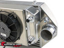 SpeedFactory Racing Dual Backdoor Intercooler | Tucked Radiator Combo - HP 1000HP - K J-Series -16AN - SF-06-100-086-033