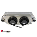 SpeedFactory Racing Dual Backdoor Intercooler | Tucked Radiator Combo - Standard 800HP - B D F H-Series -16AN - SF-06-100-083-031