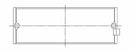 ACL Toyota/Lexus 2JZGE/2JZGTE 3.0L Standard Size High Performance Main Bearing with Extra Oil Clearance - Part Number 7M8103HXC-STD