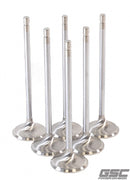 GSC Power Division Toyota G16E-GTS 32.8mm Chrome Polished Intake Valve Set (6 Pieces)