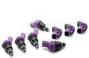 DeatschWerks 01J-00-0370-8 High-Flow 370cc Side Feed Fuel Injectors for Nissan Q45 (1991-1995)