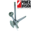 GSC Power Division Toyota 2JZ Chrome Alloy Polished Exhaust Valve Set of 12 - 30.0mm Head (+1mm) with 6.6mm Stem