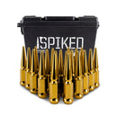 Mishimoto Steel Spiked Lug Nuts M12x1.50 20pc Set - Gold - MMLG-SP1215-20GD