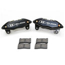 Blox Racing Forged 4 Piston Calipers and Pads (Fits Honda/Acura 262mm Rotors) - BXBS-10500