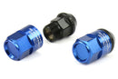 Project Kics Leggdura Racing Shell Type Lug Nut 35mm Closed-End Look 16 Pcs + 4 Locks 12X1.5 Blue - WCL3511U